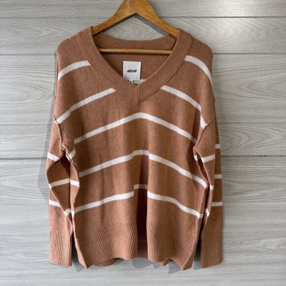 Aerie Unreal V-Neck Sweater XXS - Picture 2 of 4